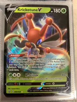 Kricketune V 006/163 - Battlestyles - Pokemon Card - NM - Image 1