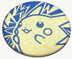 VTG Original Pikachu Pokemon Holofoil Coin Pog Deck 2000 Wizards Nintendo WOTC - Image 1