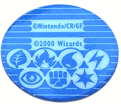VTG Original Pikachu Pokemon Holofoil Coin Pog Deck 2000 Wizards Nintendo WOTC - Image 2