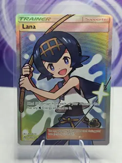 Pokemon TCG: Lana 150/156 Full Art Trainer Ultra Rare Ultra Prism - Image 1