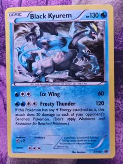 Black Kyurem XY160 Holo Promo XY Promo Pokemon Holo Near Mint - Image 1
