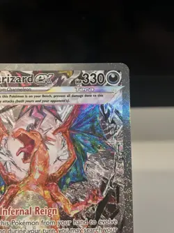 Charizard ex 223/197 Obsidian Flames SIR Pokemon Card NM - Image 4