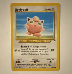 Pokemon Card TCG Jigglypuff Jungle 44/105 Unlimited NM - Image 1