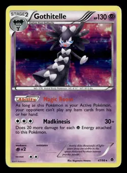 Gothitelle 47/98 Holo Rare Emerging Powers Pokemon Card - Image 2