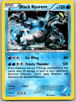 Black Kyurem XY160 HOLO P XY Promo Pokemon NM - Image 1