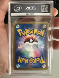 POP 7! 2001 P.M. Japanese VS Karen’s Umbreon - Holo #091 AGS9 (is a PSA10) ! - Image 3
