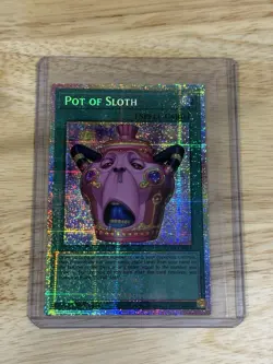 😴🌟 Yu-Gi-Oh Pot of Sloth CORI-EN061 Starlight Rare 🌟😴 - Image 1