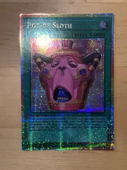 YuGiOh Pot Of Sloth Starlight Rare CORI-EN061 1st Edition NM - Image 1