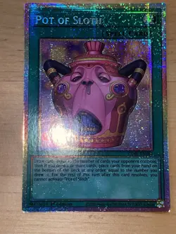 YuGiOh Pot Of Sloth Starlight Rare CORI-EN061 1st Edition NM - Image 2