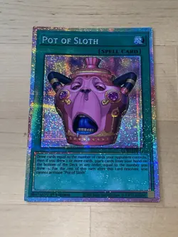 YuGiOh Pot Of Sloth Starlight Rare CORI-EN061 1st Edition NM - Image 4