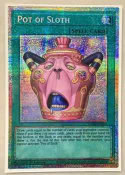 Pot of Sloth CORI-EN086 1st Edition Starlight Rare Yugioh! - Image 1