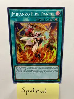 Mikanko Fire Dance Super Rare AMDE-EN030 (Lightly Played 1st Edition) - Image 1