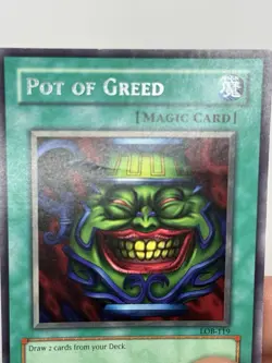 Pot Of Greed LOB-119 Unlimited Rare HP - Image 3