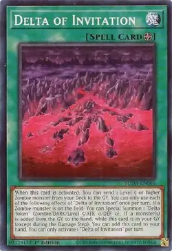 1x Delta of Invitation - 1st Edition NM Eng YuGiOh - Supreme Darkness - Image 1