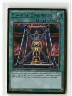 Yugioh Magical Dimension MGED-EN040 Gold Rare 1st Ed NM - Image 1