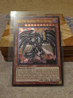 Yu-Gi-Oh! Red-Eyes Darkness Metal Dragon Ultimate Rare UP01-EN002 NM - Image 1