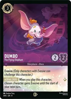 Disney Lorcana Fabled - Dumbo The Flying Elephant - Lorcana Promo Foil 1/P3 - Image 1
