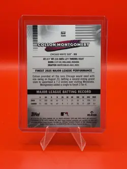 2026 Topps Finest Colson Montgomery RC Rare #291 Chicago White Sox - Image 2