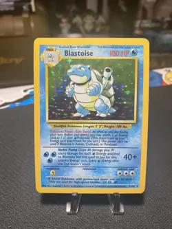 💧 4th Print 1999-2000 UK Print - Blastoise - Base Set - EXCELLENT! 💧 - Image 1