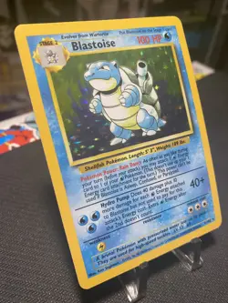 💧 4th Print 1999-2000 UK Print - Blastoise - Base Set - EXCELLENT! 💧 - Image 2