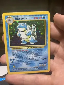 💧 4th Print 1999-2000 UK Print - Blastoise - Base Set - EXCELLENT! 💧 - Image 4