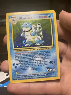 💧 4th Print 1999-2000 UK Print - Blastoise - Base Set - EXCELLENT! 💧 - Image 5