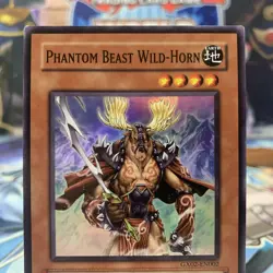 Yugioh Phantom Beast Wild-Horn Unlimited Super Rare GX02-EN002 Yu-gi-oh - Image 2
