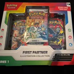 Pokemon TCG First Partner Illustration Collection Series 1 Box 3 Promo Cards - Image 1