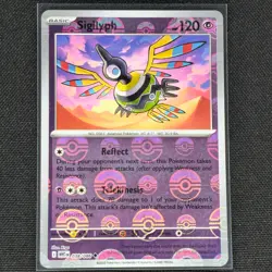 Sigilyph - 038/086 - Pokeball Holo - White Flare - Pokemon Card - NM/M - Image 1