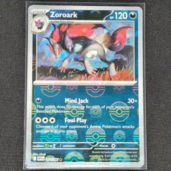 Zoroark - 062/086 - Pokeball Holo - White Flare - Pokemon Card - NM/M - Image 1