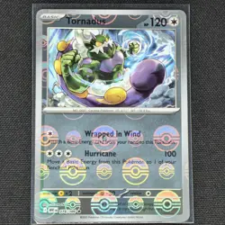 Tornadus - 078/086 - Pokeball Holo - White Flare - Pokemon Card - NM/M - Image 1