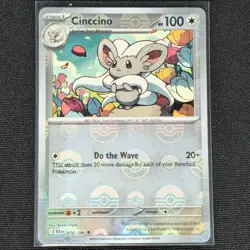 Cinccino - 076/086 - Pokeball Holo - Black Bolt - Pokemon Card - NM/M - Image 1