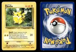 Pikachu 60/64 Unlimited Common Jungle Pokemon Card - 2 - Image 1