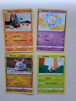 Lotto 4 Carte Pokemon Uncinetto Illustratore Asako ITO diverse ITA * EXC/NM* - Image 1
