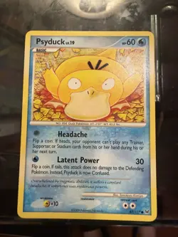 Pokemon TCG Psyduck Card Platinum Regular 87/127 - Image 1