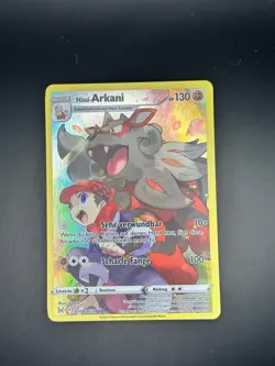Hisuian Arcanine TG08/TG30 Holo Lost Origin Trainer Gallery Pokemon Deutsch NM - Image 1