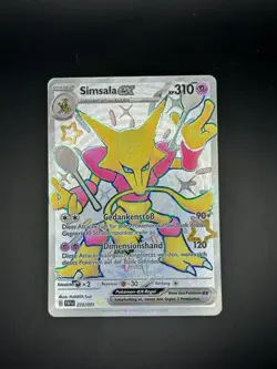 Alakazam ex 215/091 Holo Rare Paldean Fates Pokemon Deutsch Near Mint - Image 1