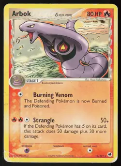 Arbok 13/101 Rare Dragon Frontiers Pokemon Damaged - Image 1
