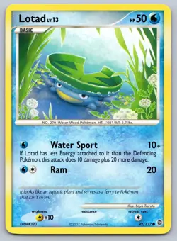 Lotad 92/132 Secret Wonders Pokemon LP - Image 1