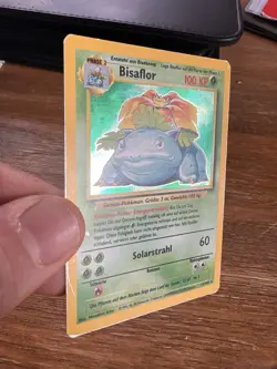 Pokemon Bisaflor 15/102 Holo Rare Base Set 1999 - Image 2