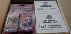 Pokemon Indonesian Destined Rivals Collector Set | Meowth Kolektor Stamp - Image 4