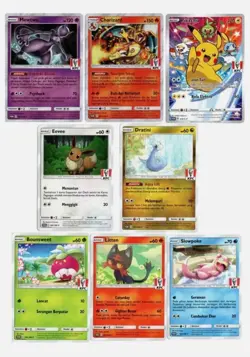 10 x Pokemon KFC promo sealed pack unopened Pikachu Charizard Mewtwo Indonesia - Image 3