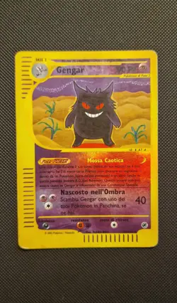 Pokemon 2002 Gengar Reverse Holo 48/165 Expedition Italiano - Image 2