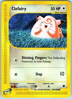 CLEFAIRY 101/165 EXPEDITION ENGLISH POKEMON NEAR MINT - Image 1