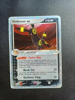 Pokemon ENG Umbreon Ex Holo Unseen Forces 112/115 No Lugia Espeon Gold Star Mew - Image 1