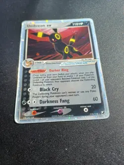Pokemon ENG Umbreon Ex Holo Unseen Forces 112/115 No Lugia Espeon Gold Star Mew - Image 3