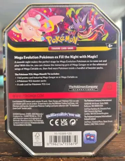 Pokemon TCG Mega Gengar EX Mega Moonlite Tin New Factory Sealed - Image 2