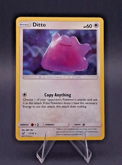 Ditto 17/18 Holo Rare - Detective Pikachu Pokemon TCG - NM/LP - Image 1