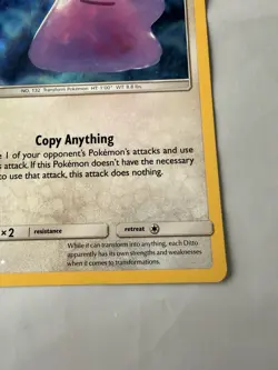Pokemon TCG Holo Ditto Card 17/18 Detective Pikachu - Image 3