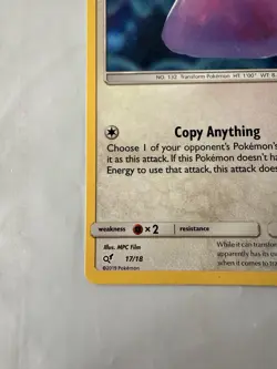 Pokemon TCG Holo Ditto Card 17/18 Detective Pikachu - Image 4